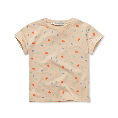 T-Shirt Sprinkle Print Sesame Sproet & Sprout