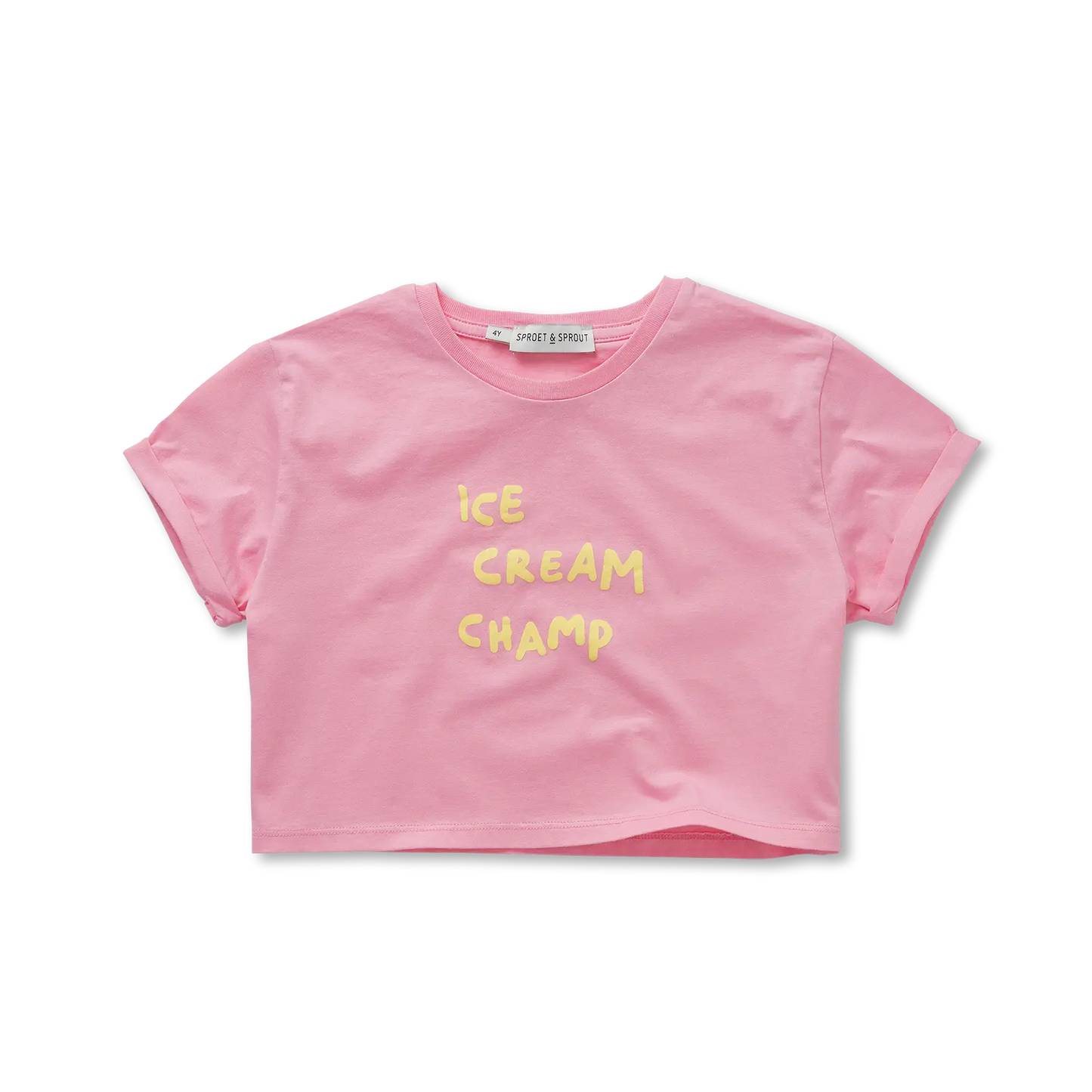 Boxy T-Shirt Ice Cream Podium Pink Sproet & Sprout
