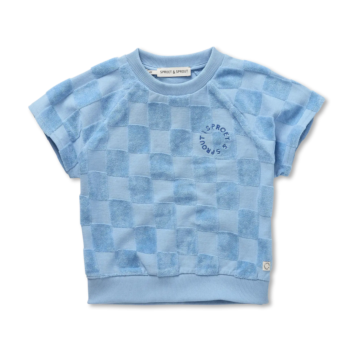 Raglan Sweatshirt Shortsleeve Terry Blocks Forever Blue Sproet & Sprout