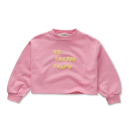 Boxy Batman Sleeve Ice Cream Podium Pink Sproet & Sprout