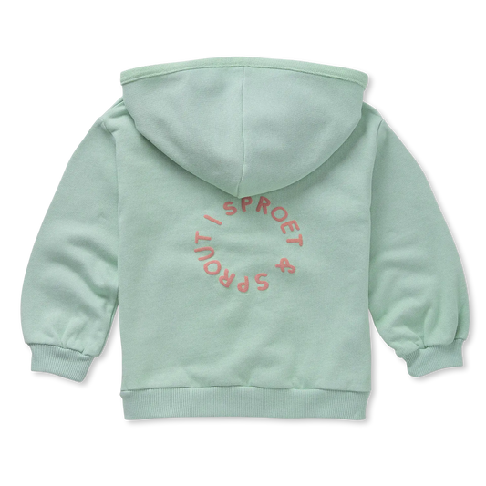 Sweatshirt Hoody Silt Green Sproet & Sprout