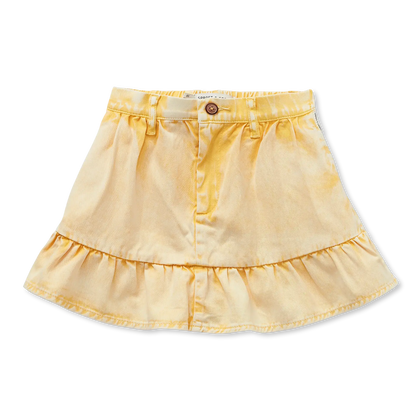 Denim Peplum Skirt Pastel Yellow Sproet & Sprout