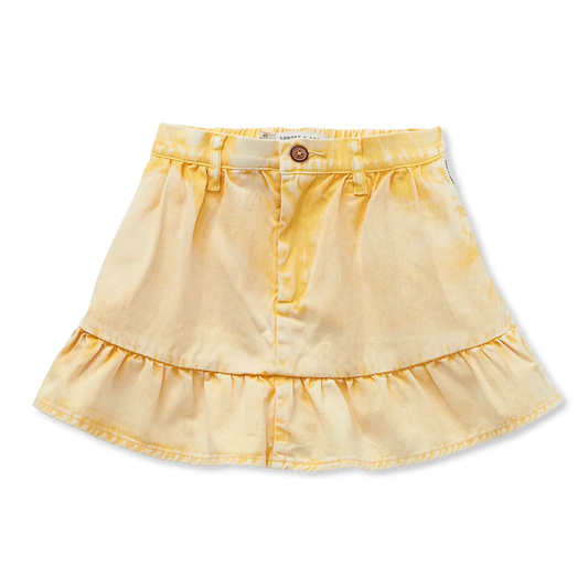 Denim Peplum Skirt Pastel Yellow Sproet & Sprout