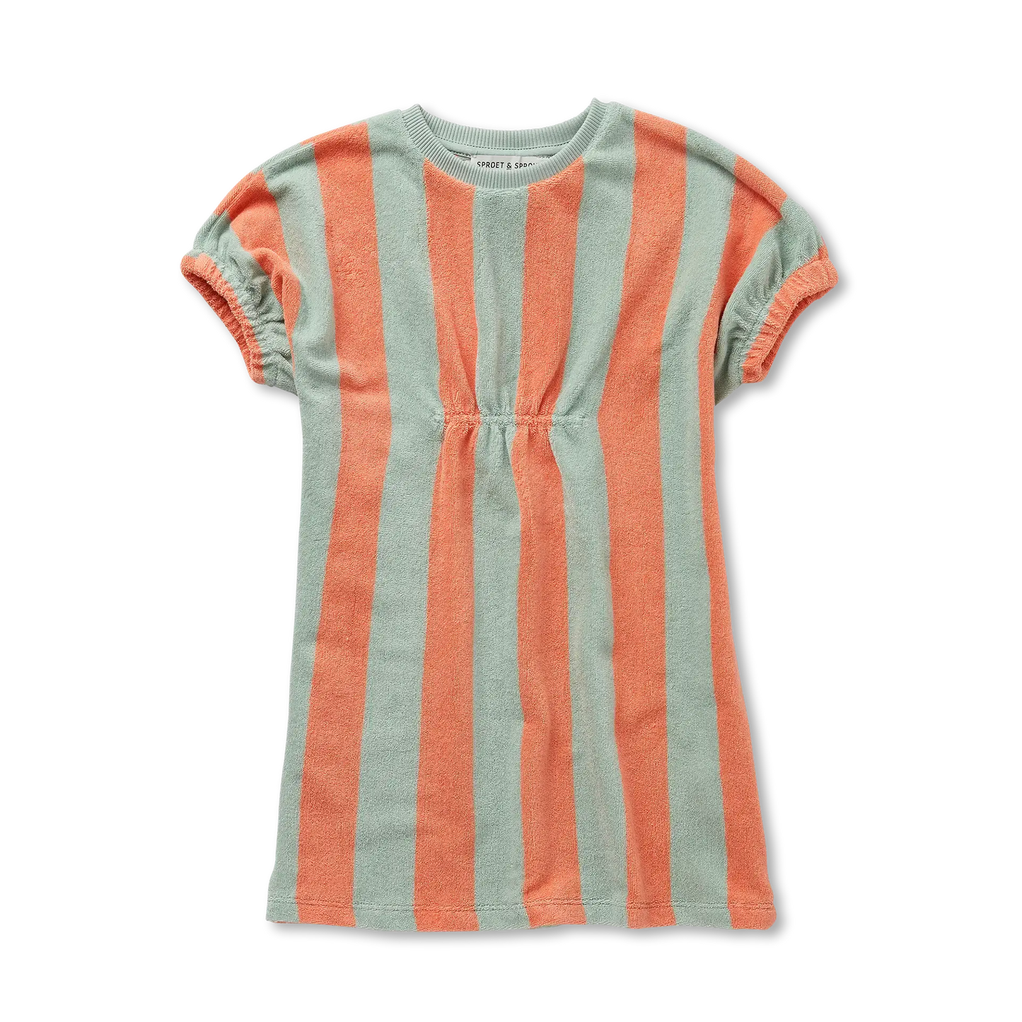 Loose Dress Stripes Silt Green Sproet & Sprout