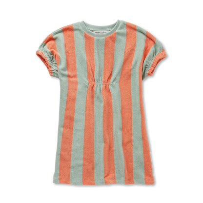 Loose Dress Stripes Silt Green Sproet & Sprout