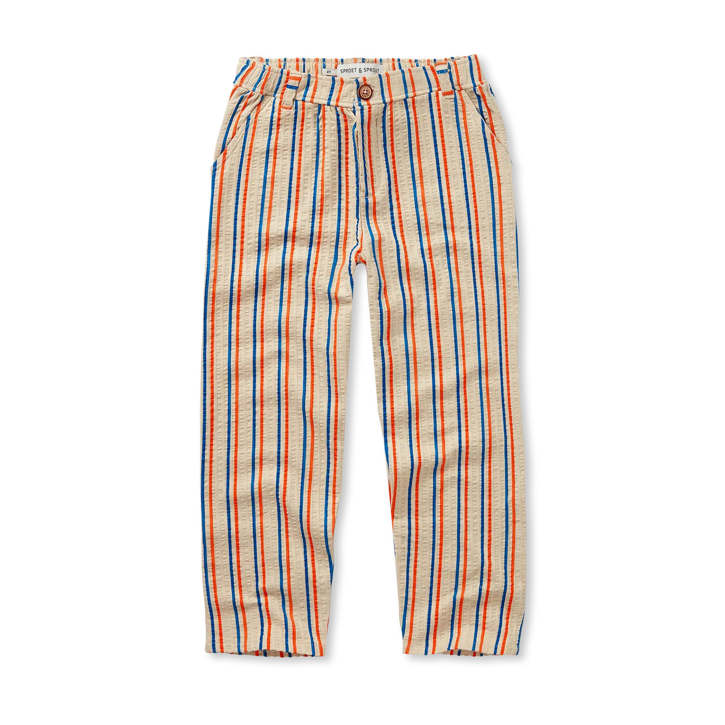 Chino Pants Small Stripes Sesame Sproet & Sprout