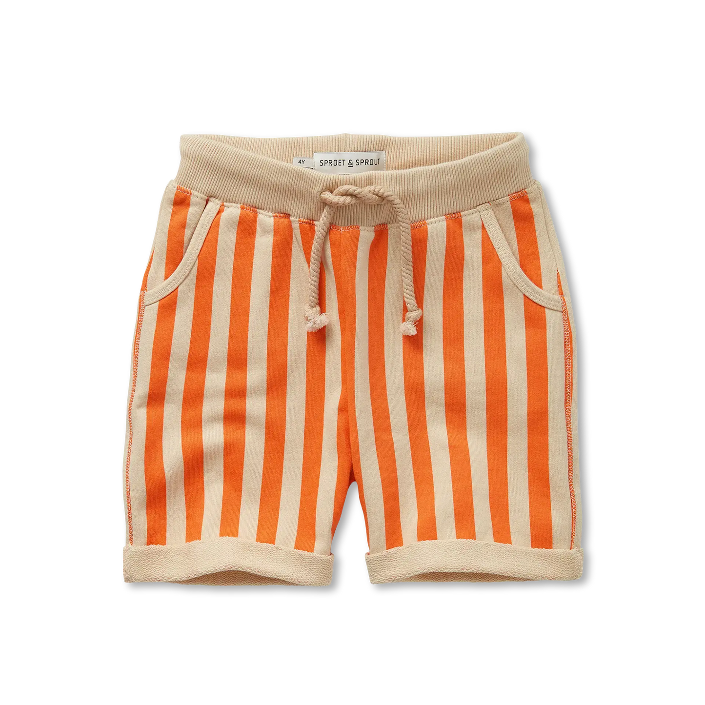 Sweat Shorts Small Stripes Sesame Sproet & Sprout