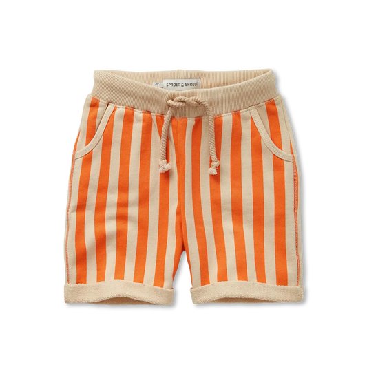 Sweat Shorts Small Stripes Sesame Sproet & Sprout