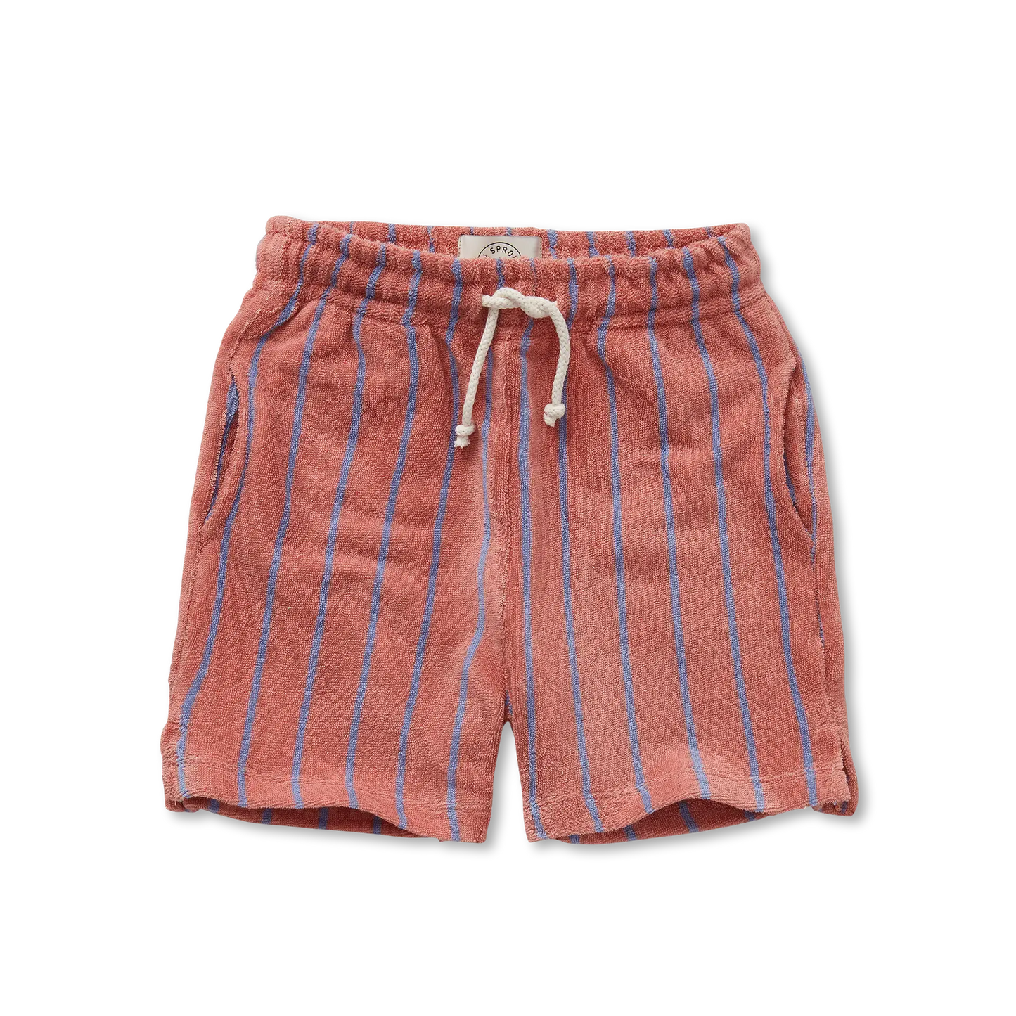 Shorts Terry Small Stripes Rose Dawn Sproet & Sprout