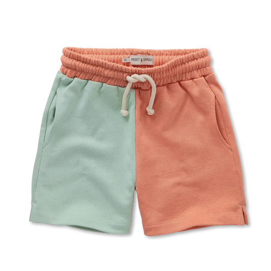 Sweatshorts Colourblock Orange Ace Sproet & Sprout
