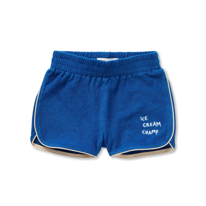 Terry Sport Shorts Ice Cream Champ Sports Blue Sproet & Sprout