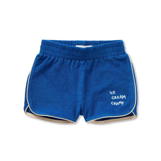 Terry Sport Shorts Ice Cream Champ Sports Blue Sproet & Sprout