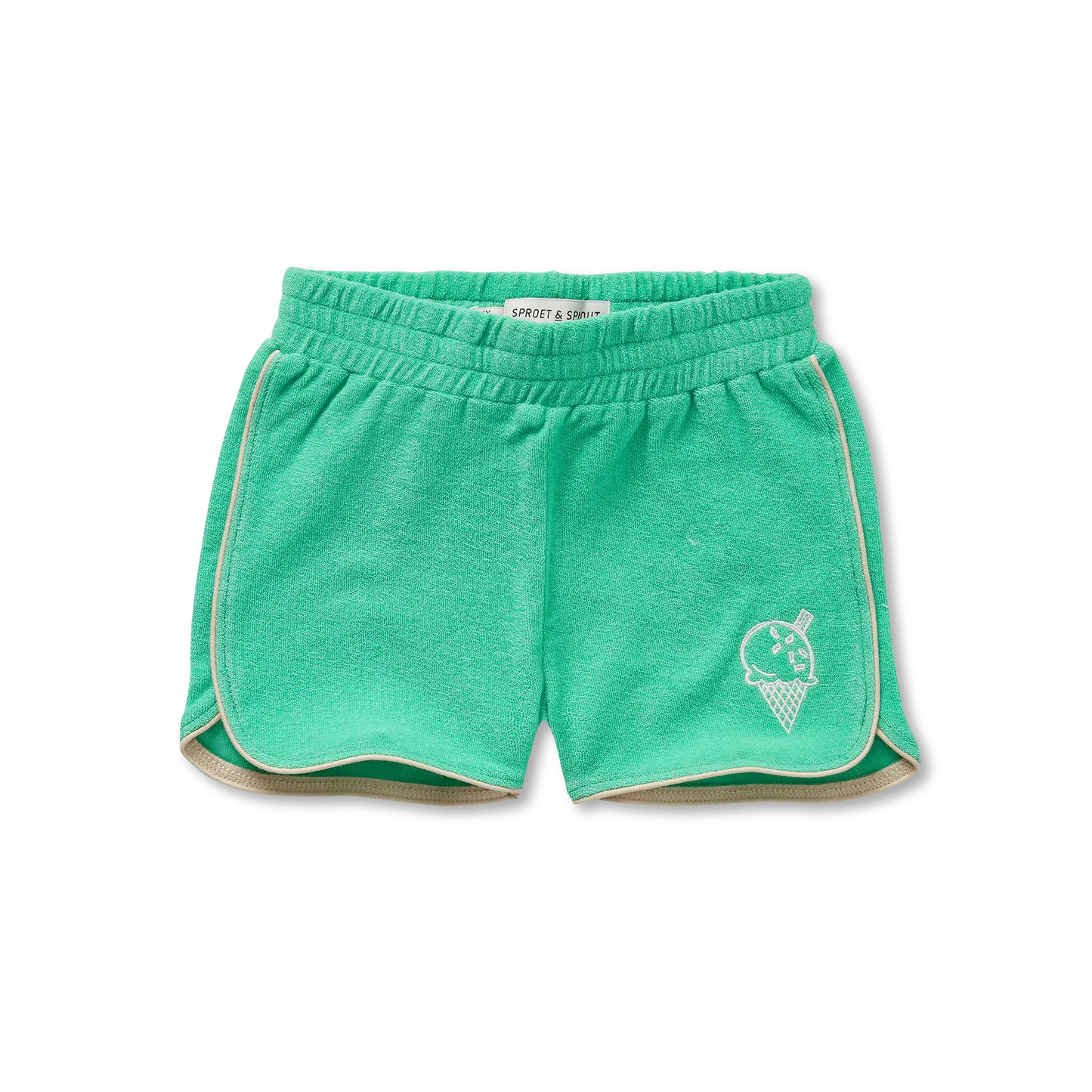 Terry Sport Shorts Jade Green Sproet & Sprout