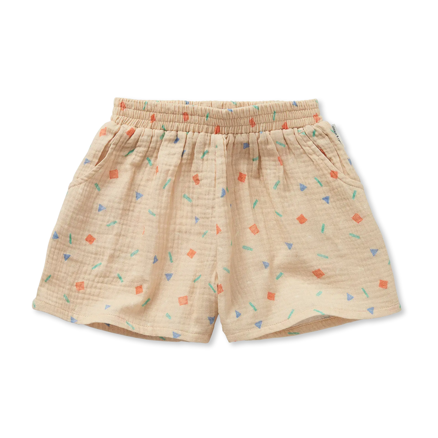 Muslin Shorts Sprinkle Print Sesame Sproet & Sprout