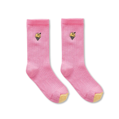 Socks Ice Cream Podium Pink Sproet & Sprout