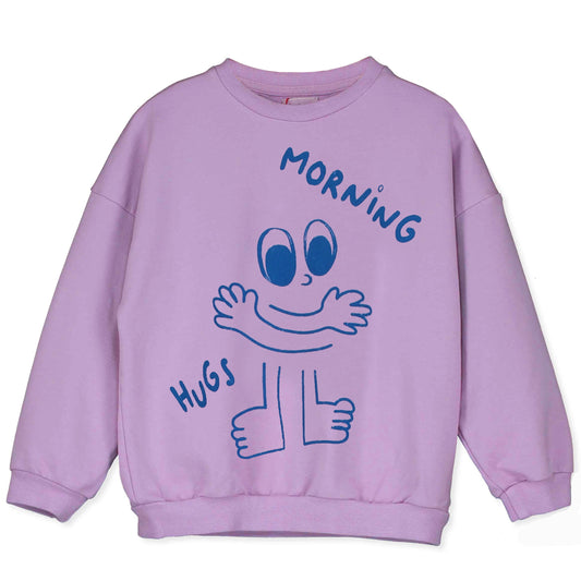 Sweatshirt Morning Hugs Mauve Lötiekids