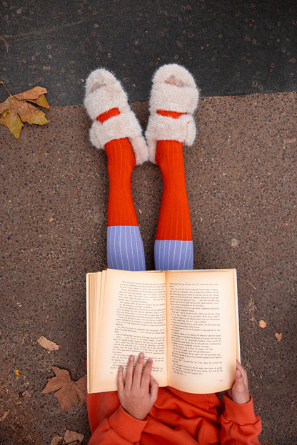 Tights Colourblock Lavender Sproet & Sprout