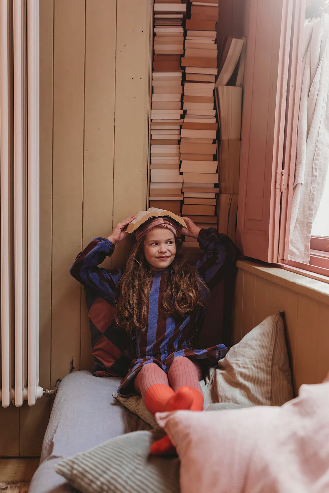 Dress Terry Stripes Brown Sproet&Sprout
