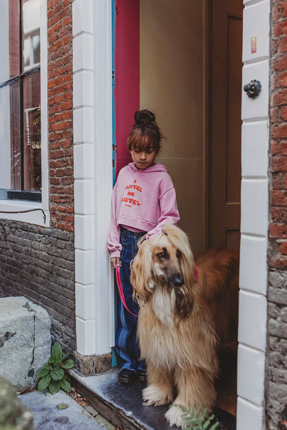 Cropped Hoody Hotel de Botel Purple Pink Sproet&Sprout