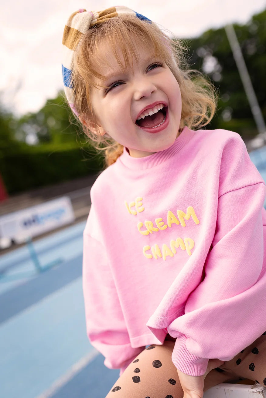 Boxy Batman Sleeve Ice Cream Podium Pink Sproet & Sprout
