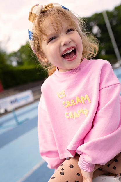 Boxy Batman Sleeve Ice Cream Podium Pink Sproet & Sprout
