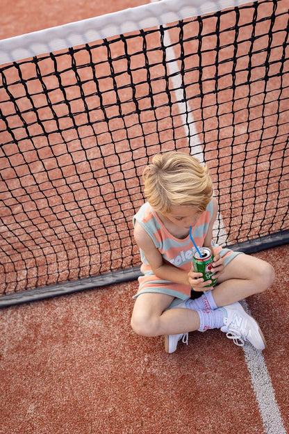 Tanktop Boys Stripes Soleil Silt Green Sproet & Sprout
