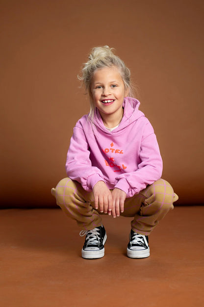 Cropped Hoody Hotel de Botel Purple Pink Sproet&Sprout