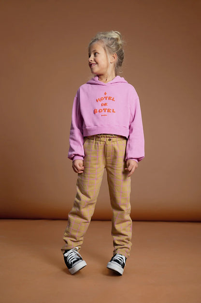 Cropped Hoody Hotel de Botel Purple Pink Sproet&Sprout
