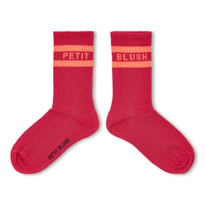 Sport Socks Raspberry/Neon Orange Petit Blush