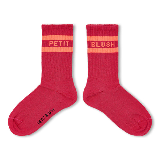 Sport Socks Raspberry/Neon Orange Petit Blush