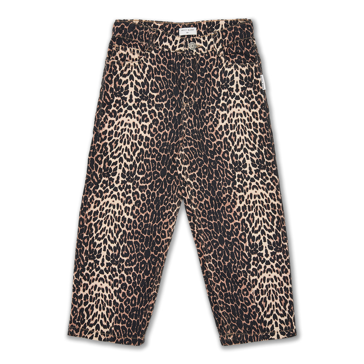 Ballon Fit Jeans Leopard Petit Blush