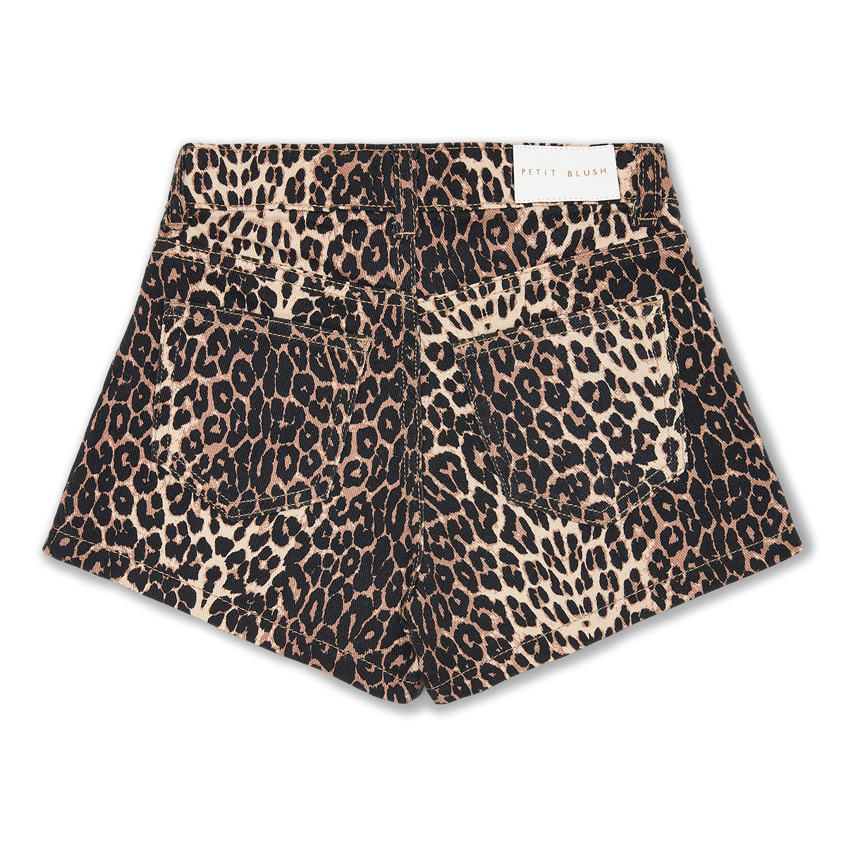 Jeans Short Leopard Petit Blush