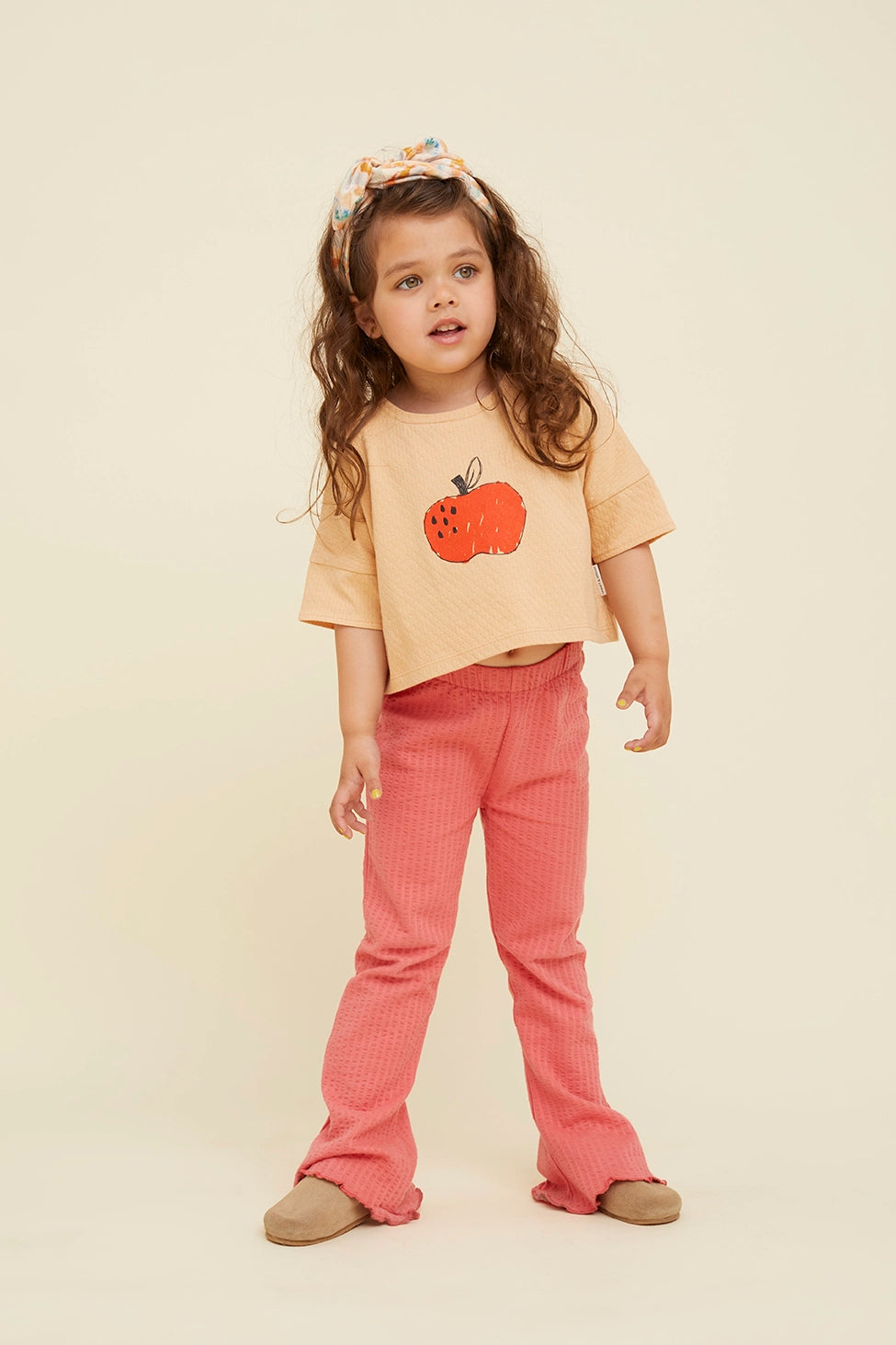 Cropped T-Shirt Apple Nectarine Sproet & Sprout