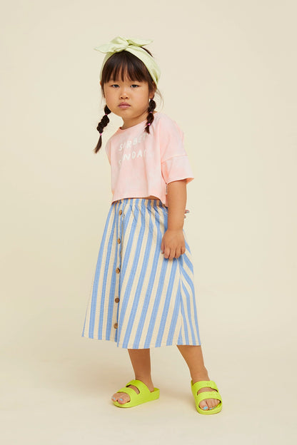 Midi Skirt Stripes Sesame Sproet & Sprout