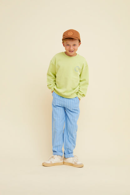 Woven Chino Thin Stripes Breezy Blue Sproet & Sprout