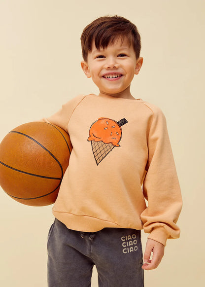 Raglan Sweatshirt Ice Cream Sand Sproet & Sprout