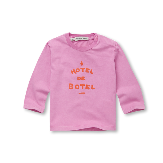 T-Shirt Hotel de Botel Purple Pink Sproet&Sprout