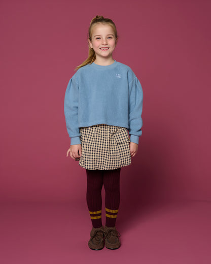 Tights Stripes Fig/Khaki Petit Blush