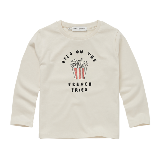 Longsleeve French Fries Ivory Sproet & Sprout