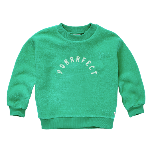 Sweatshirt Purrrfect Vivid Green Sproet & Sprout