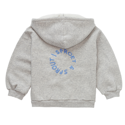Hooded Cardigan Grey Melee Sproet & Sprout