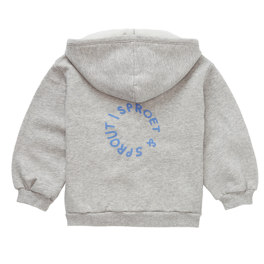 Hooded Cardigan Grey Melee Sproet & Sprout