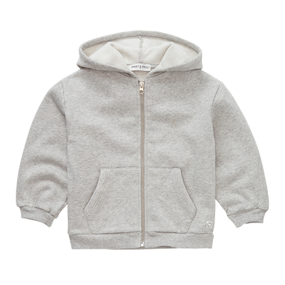 Hooded Cardigan Grey Melee Sproet & Sprout