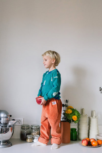Longsleeve T-Shirt Chill Dogs Green Lötiekids