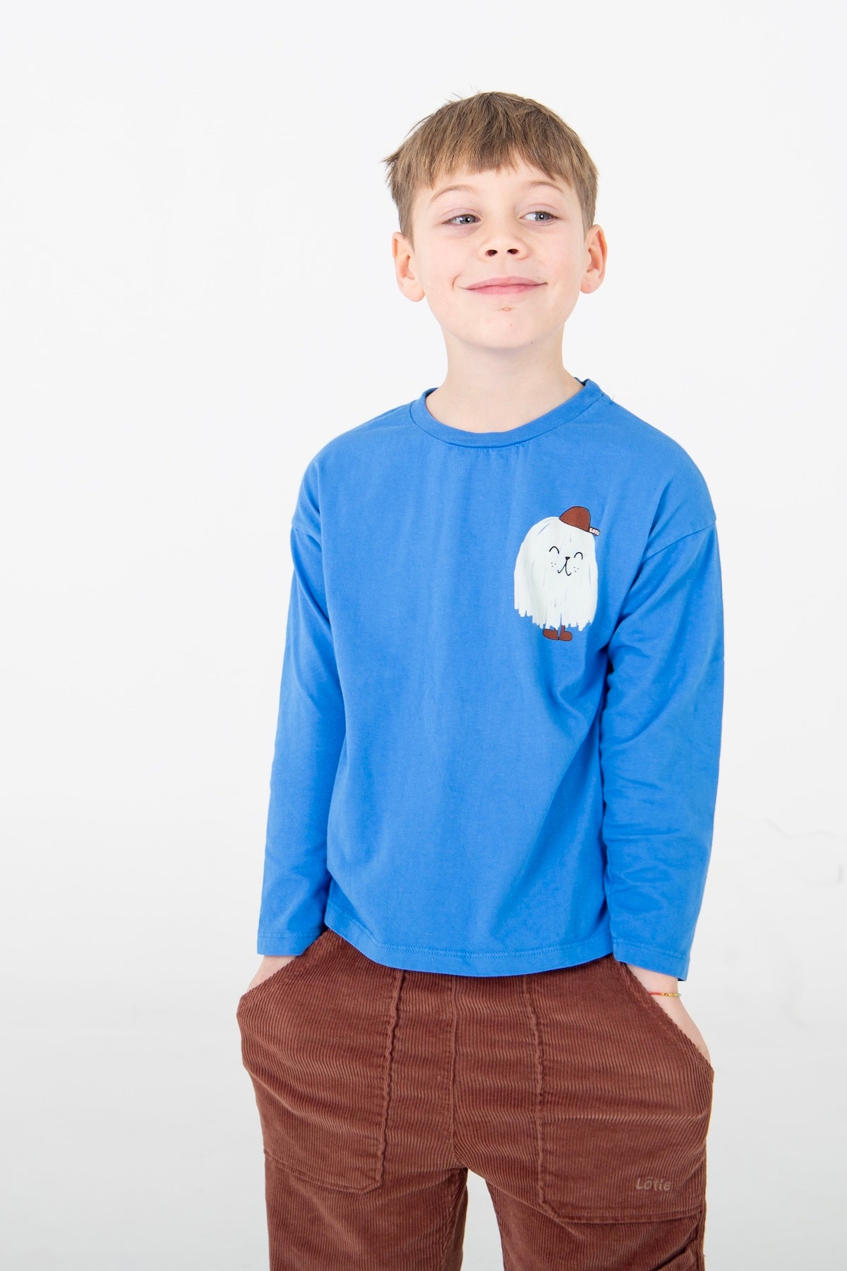 Longsleeve Good Monster Cobalt Blue Lötiekids