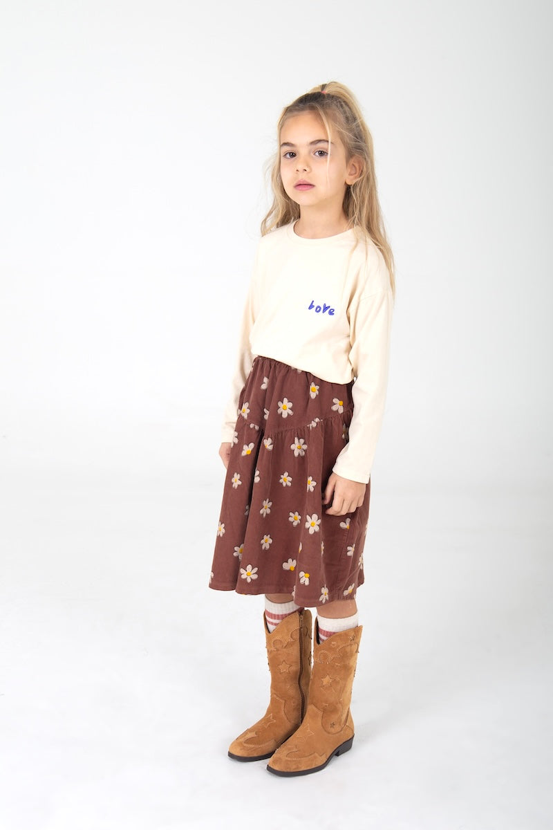 Longsleeve  Love Embroidery Cream Lötiekids