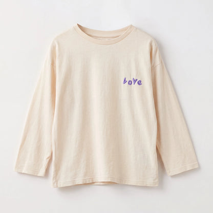 Longsleeve  Love Embroidery Cream Lötiekids