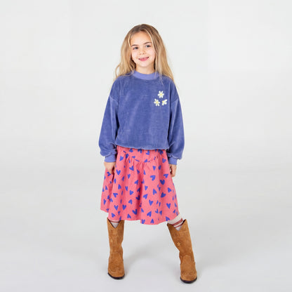 Woven Skirt Hearts Allover Pink Lemonade Lötiekids