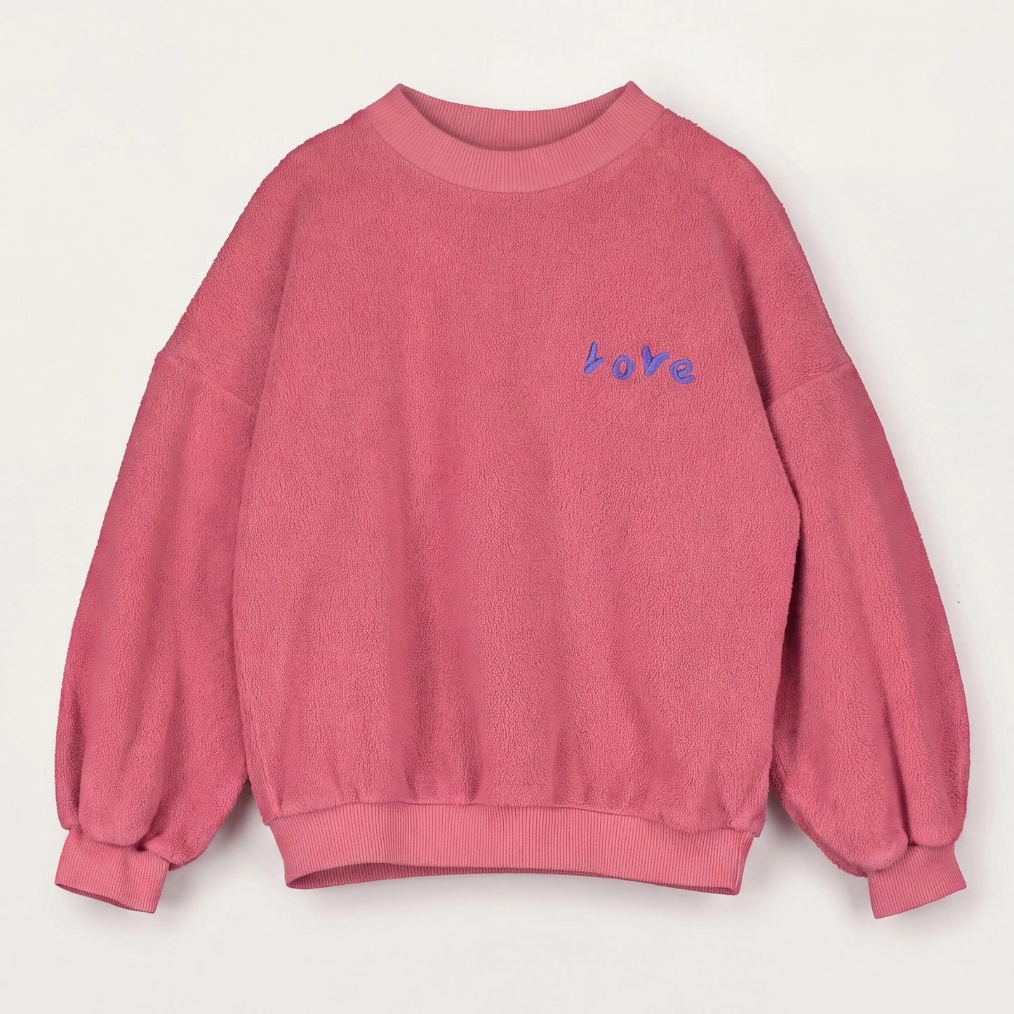 Teddy Sweater Love Embroidery Pink Lemonade Lötiekids