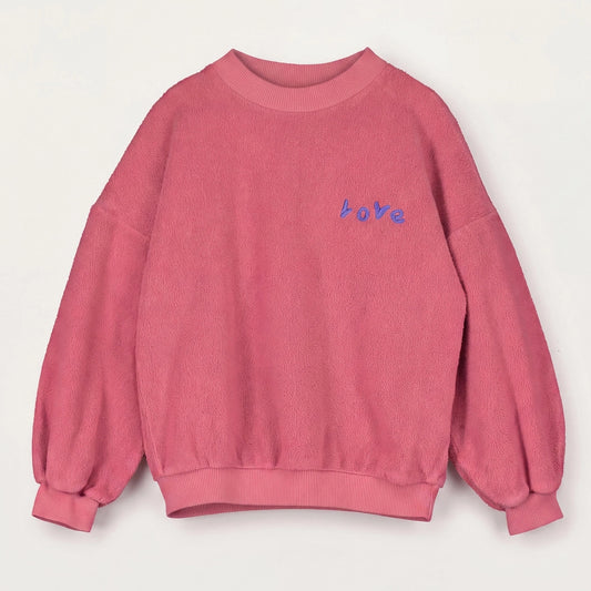Teddy Sweater Love Embroidery Pink Lemonade Lötiekids